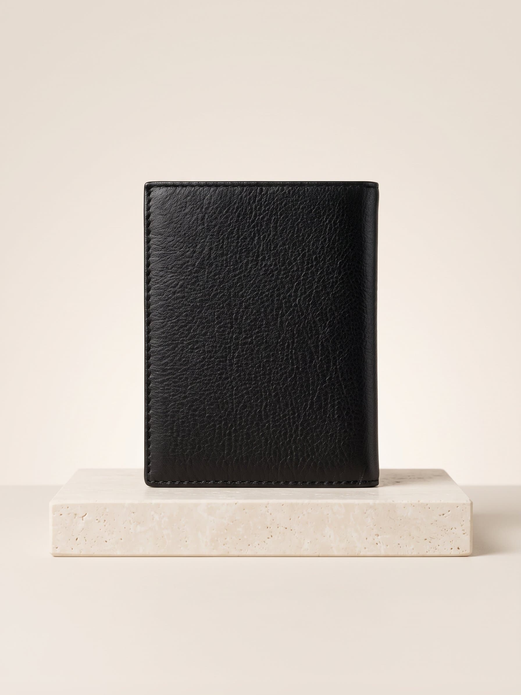 Libra Klasik Deri Cüzdan – 12 cm – Siyah
