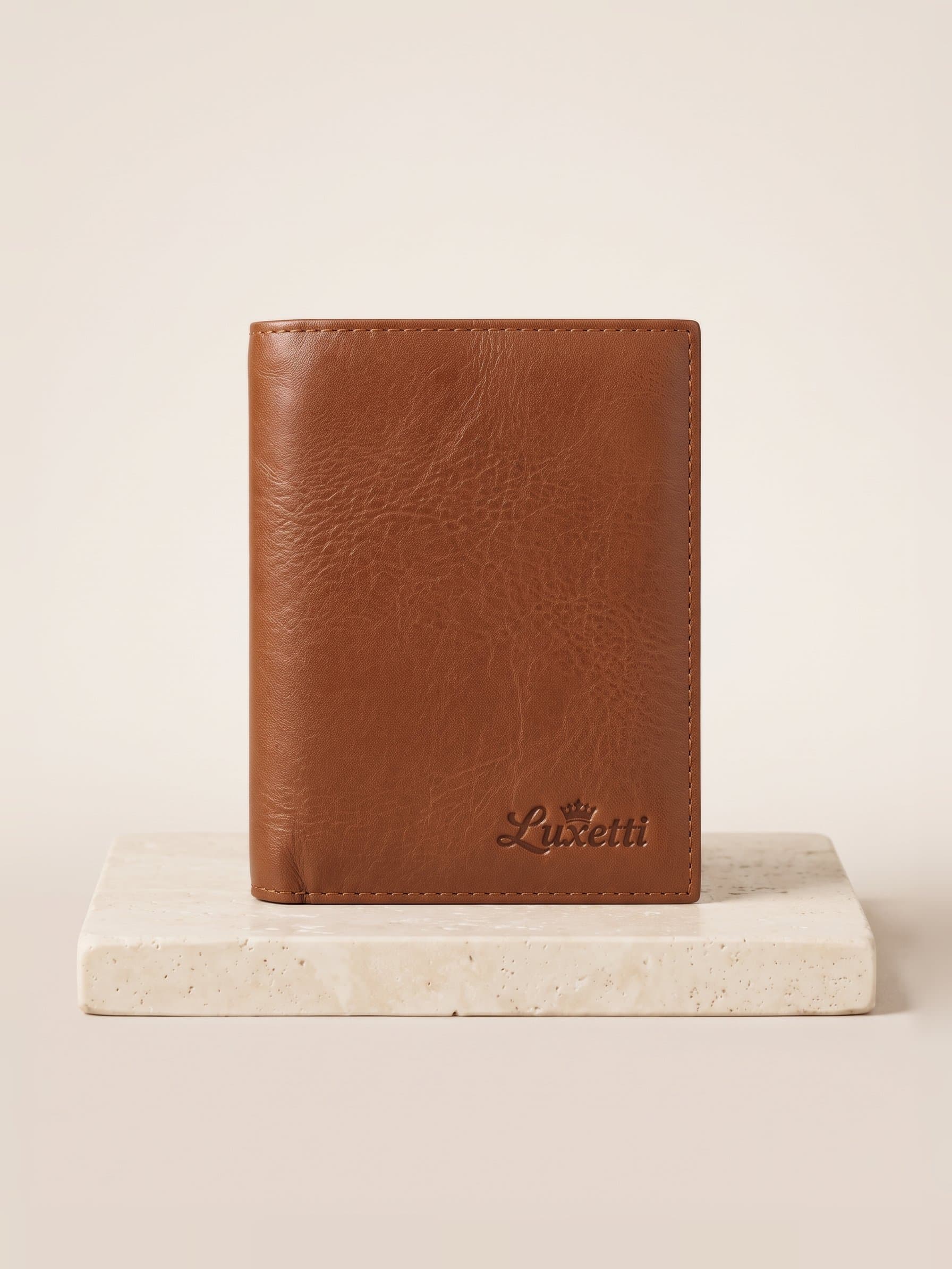 Libra Klasik Deri Cüzdan – 12 cm – Taba
