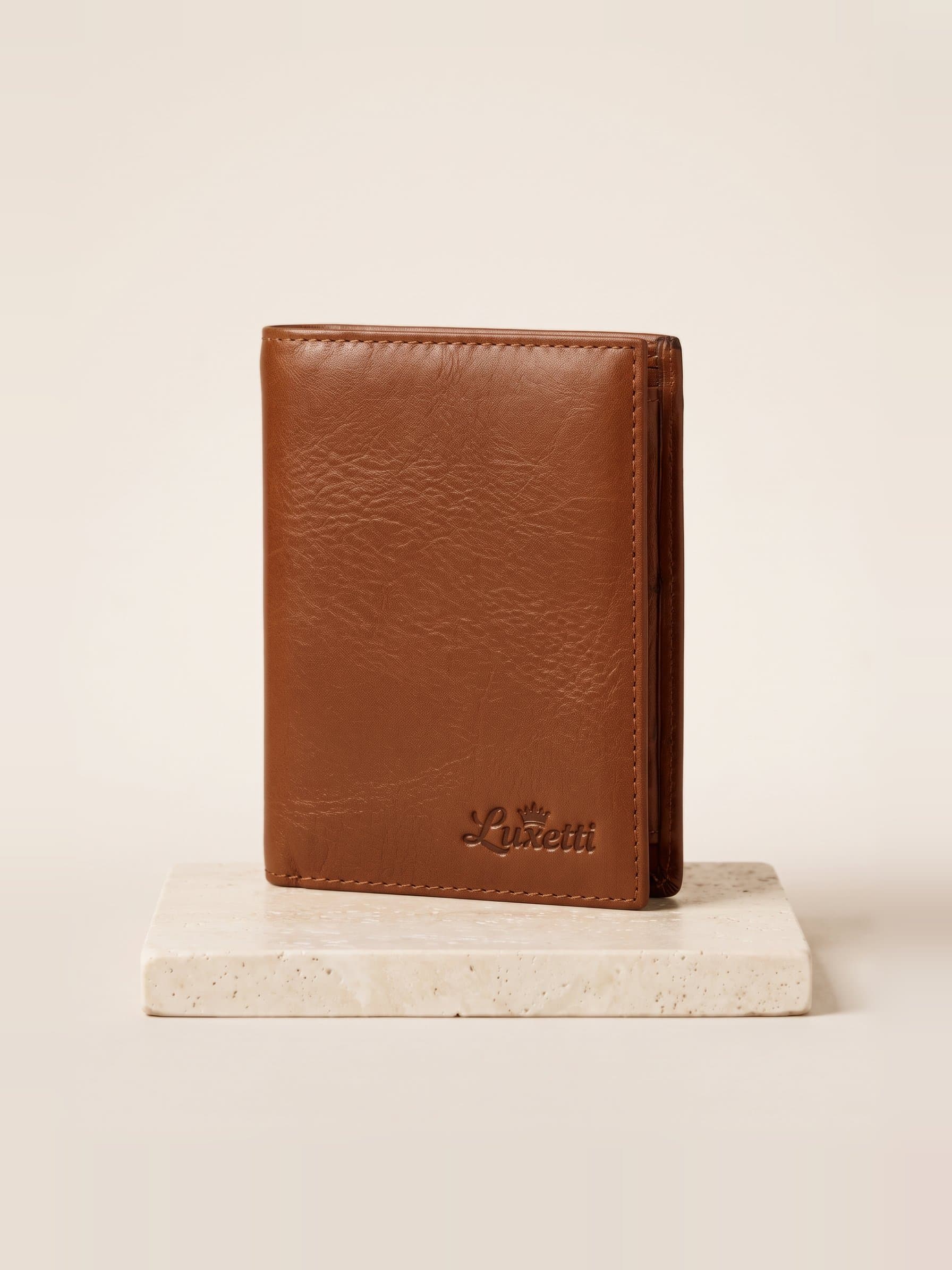 Libra Klasik Deri Cüzdan – 12 cm – Taba